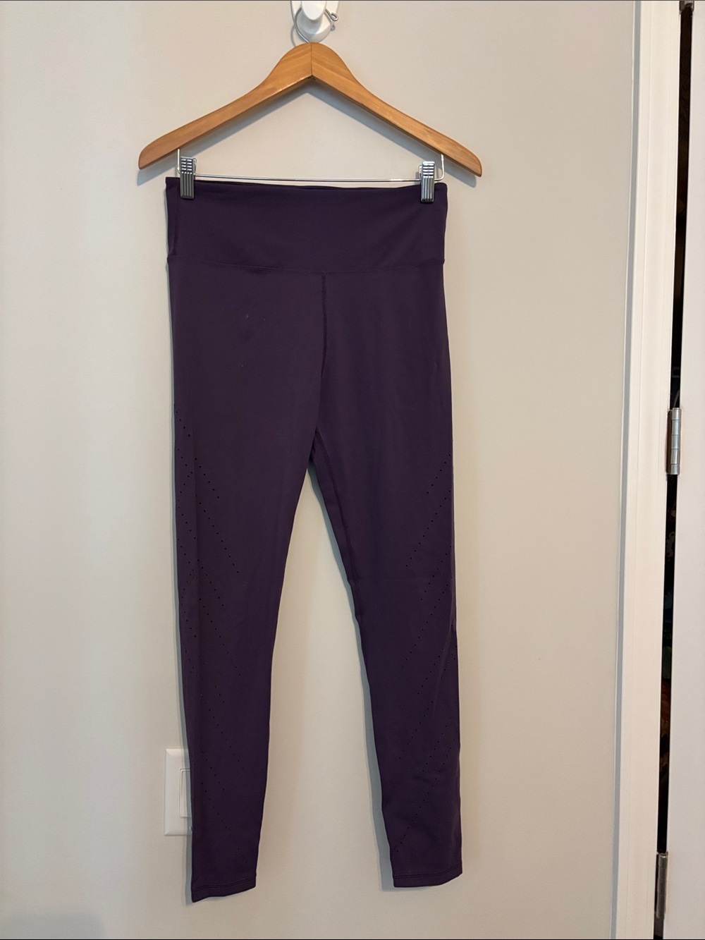 Purple Leggings Sz L EUC